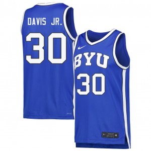 Men Kennard Davis Jr. Royal BYU Cougars #30 2025 Jerseys 274787-635