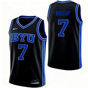 Men Khadim Mboup Black BYU #7 Game Jersey 582154-470