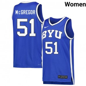 Women Jared McGregor Royal The Y #51 Replica Jerseys 227056-579