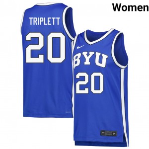 Women Max Triplett Royal Cougars #20 2025-26 Jersey 469347-288