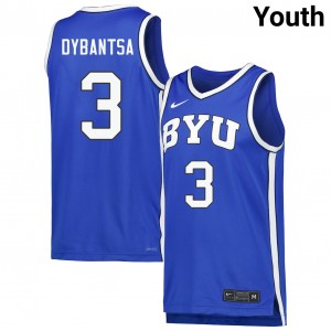 Youth A.J. Dybantsa Royal Brigham Young University #3 Alumni Jerseys 405670-267